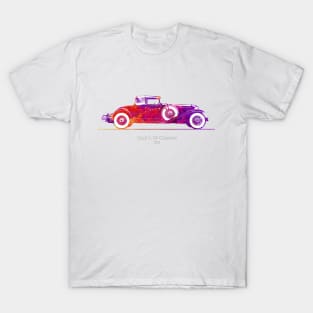 Cord L-29 Cabriolet 1931 - Colorful Watercolor T-Shirt